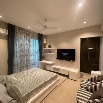 Living Room in 4 BHK Apartment at Maya Green Lotus Utsav, International Airport Road – for Sale
