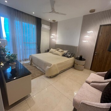 Living Room in 4 BHK Apartment at Maya Green Lotus Utsav, International Airport Road – for Sale