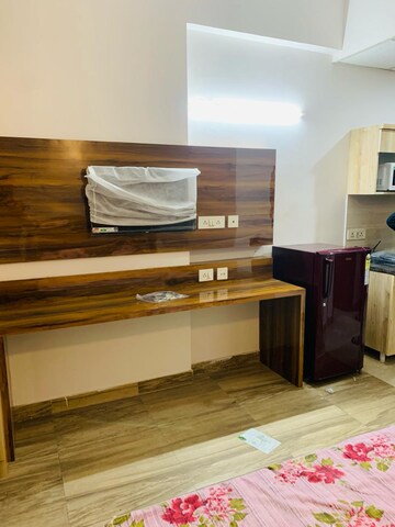 Kitchen in 1 RK Apartment at Paramount Golf Forest Studio Apartments Phase 2 -, Upsidc Site C – for Rent