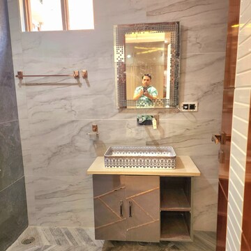 Bathroom in 4 BHK Builder Floor at Puri Aman Vilas, Sector 89 – for Sale