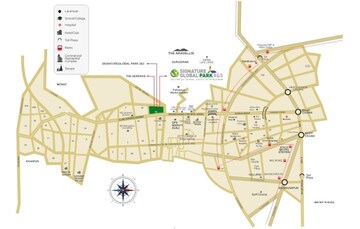 2.5 BHK Apartment – Map Location View at Signature Global Park 4 and 5, Sohna Sector 36 - for Sale