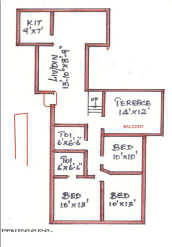 3 BHK Apartment For Resale in Vaishali Garden Tarnaka Hyderabad 7243286