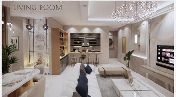 Living Room in 3 BHK Apartment at Ajmera Manhattan, Wadala East – for Sale