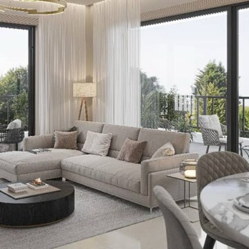 Living Room in 3 BHK Apartment at Sobha Altus, Panwala Khusropur – for Sale