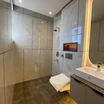 Bathroom in 3 BHK Apartment at Dashmesh Nagar – for Sale