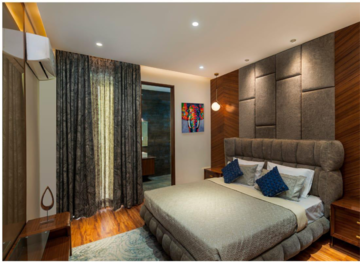 Bedroom in 3 BHK Apartment at Motia Blue Ridge, Kishanpura – for Sale