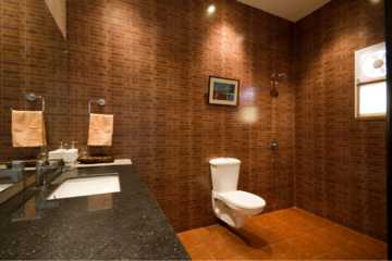 Bathroom in 3 BHK Apartment at Sushma Chandigarh Grande, Ghazipur – for Sale