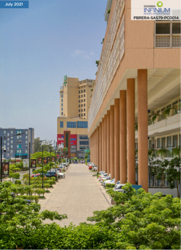  Showroom – Exterior View View at Sushma Infinium, Vip Road - for Sale
