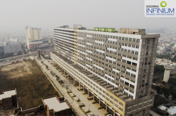  Showroom – Exterior View View at Sushma Infinium, Vip Road - for Sale