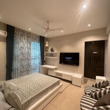 Living Room in 4 BHK Apartment at Maya Green Lotus Utsav, International Airport Road – for Sale