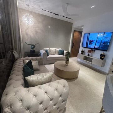 Living Room in 4 BHK Apartment at Maya Green Lotus Utsav, International Airport Road – for Sale