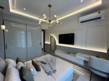 Living Room in 4 BHK Apartment at Exotic Grandeur, Dhakoli – for Sale