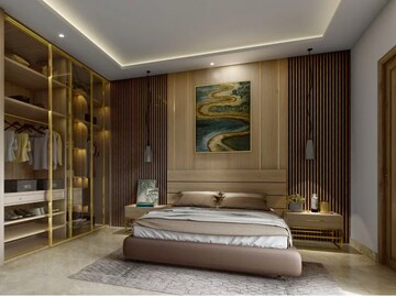 Living Room in 3 BHK Apartment at Emaar Palm Gardens, Sector 83 – for Rent