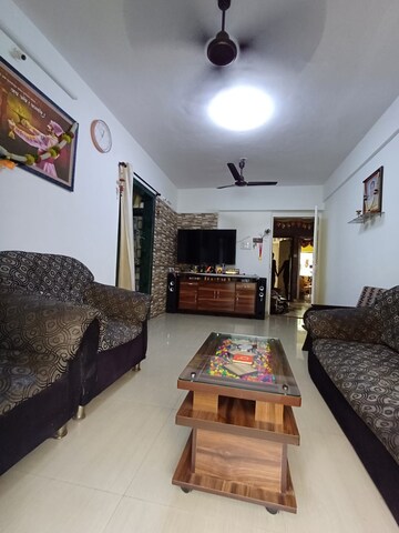 Living Room in 2 BHK Apartment at Parsik Nagar – for Sale