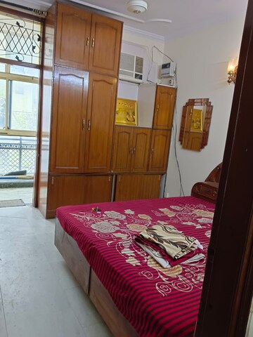 Bedroom in 1 BHK Builder Floor at Lajpat Nagar – for Rent