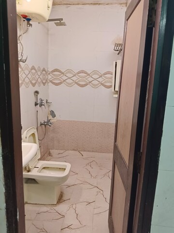 Bathroom in 2 BHK Builder Floor at Lajpat Nagar – for Rent