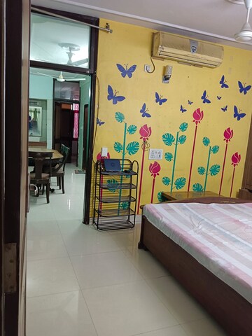 Bedroom in 2 BHK Builder Floor at Lajpat Nagar – for Rent