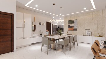Living Room in 3 BHK Apartment at Ameenpur – for Sale