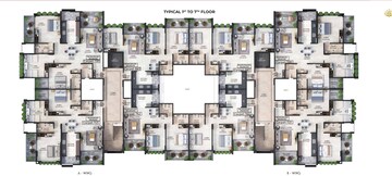 Floor Plan in 2 BHK Apartment at Ravet – for Sale
