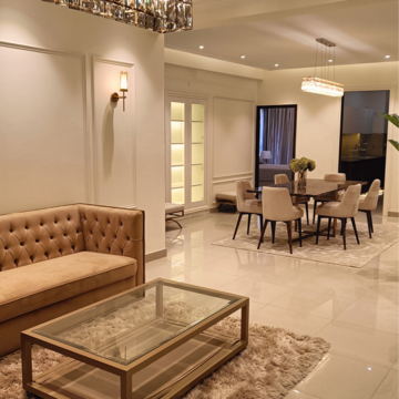 Living Room in 3 BHK Builder Floor at Manohar Singh Palm Residency, Mullanpur – for Sale