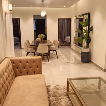 Living Room in 3 BHK Builder Floor at Manohar Singh Palm Residency, Mullanpur – for Sale