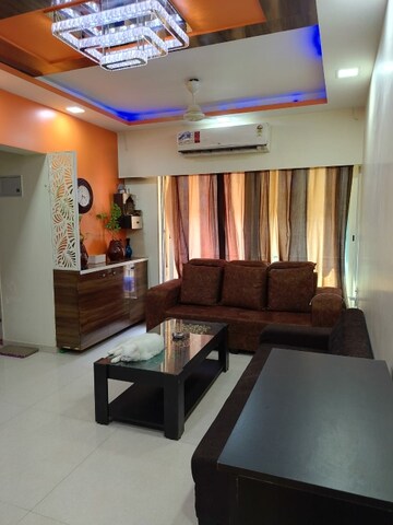 Living Room in 1 BHK Apartment at Gurukrupa Marina Enclave, Malad West – for Sale