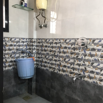 Bathroom in 1 BHK Apartment at Dahiwali CHS, Kandarpada – for Sale