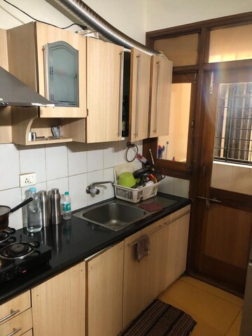 Kitchen in 3 BHK Apartment at Embassy Habitat, Palace Road – for Rent
