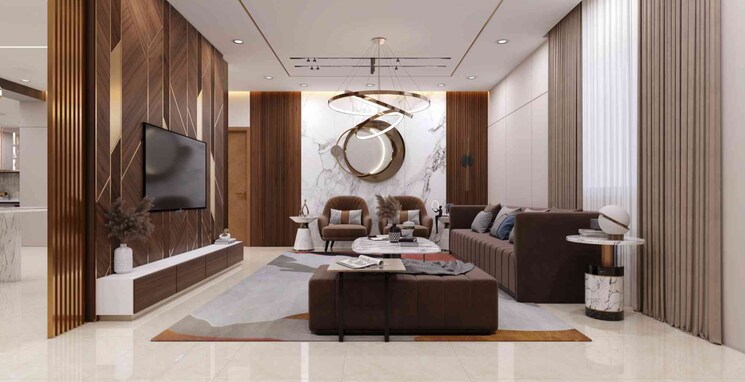 Living Room, sumadhura-palais-royale 3 Bedroom 4050 Sq.Ft. Apartment In Puppalaguda Hyderabad 7247692