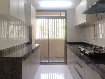 Kitchen in 3 BHK Apartment at Jay Neel CHS, Vasai West – for Sale