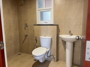 Bathroom in 3 BHK Apartment at Prestige High Fields, Gachibowli – for Sale
