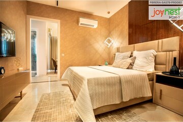 Bedroom in 3 BHK Apartment at Sushma Crescent, Dhakoli Village – for Sale