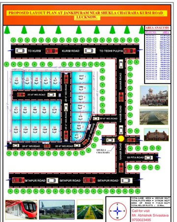  Plot – Exterior View View at Jankipuram Extension - for Sale