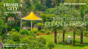 3 BHK Apartment – Garden View at Trishla City, High Ground - for Sale