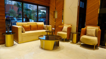 Living Room in 3 BHK Apartment at Trishla City, High Ground – for Sale