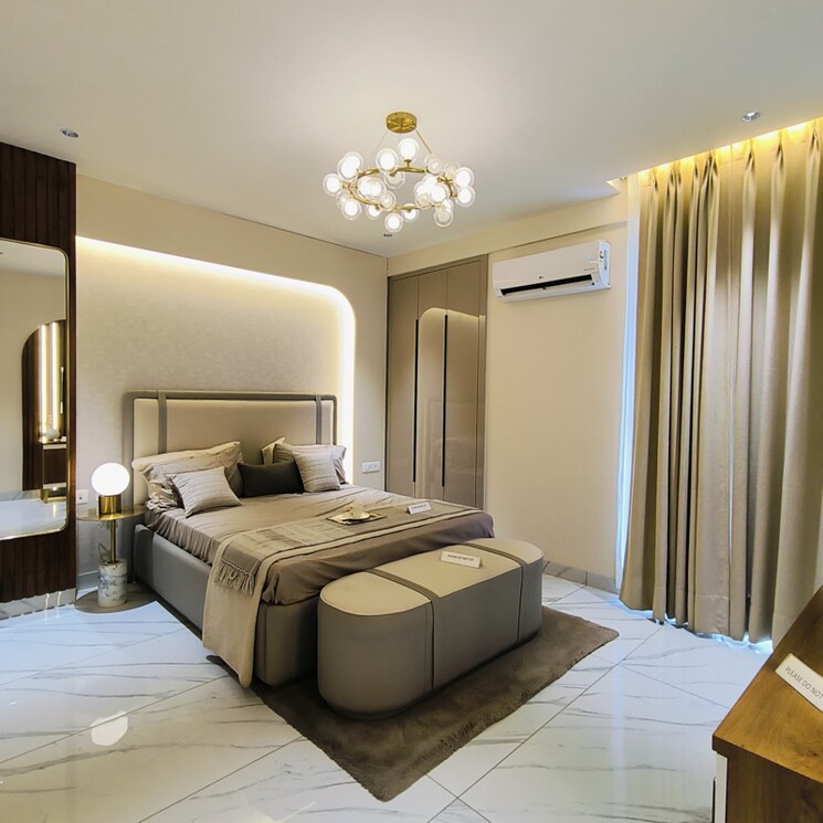 Bedroom, aura-gazania 3 Bedroom 1695 Sq.Ft. Apartment In High Ground Zirakpur 7249016