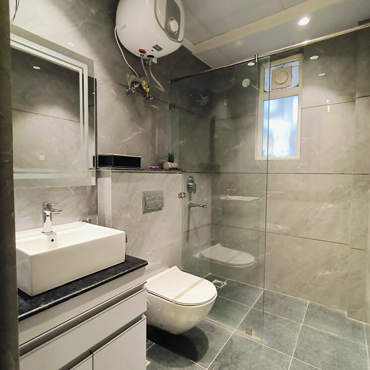 Bathroom, aura-gazania 3 Bedroom 1695 Sq.Ft. Apartment In High Ground Zirakpur 7249016
