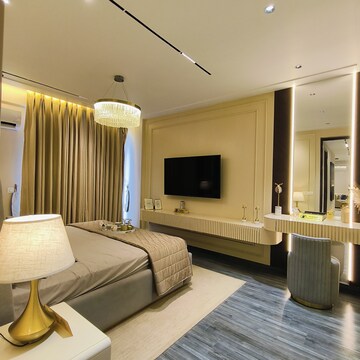 Living Room in 3 BHK Apartment at Aura Gazania, High Ground – for Sale