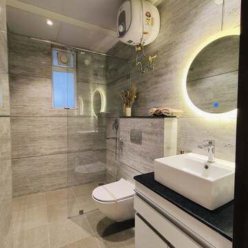 Bathroom in 3 BHK Apartment at Aura Gazania, High Ground – for Sale
