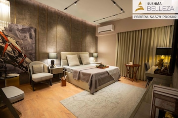 Living Room in 3 BHK Apartment at Sushma Belleza, International Airport Road – for Sale