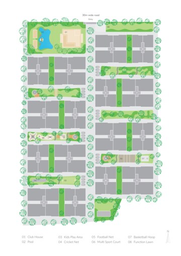 Master Plan in 4 BHK Apartment at Shantipura – for Sale