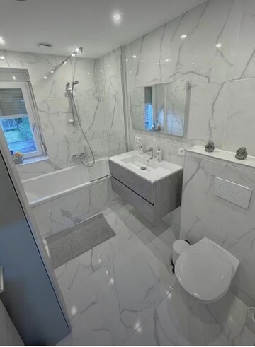 Bathroom in 2 BHK Builder Floor at Dwarka – for Sale