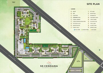 Master Plan in 3.5 BHK Apartment at SS Cendana, Sector 83 – for Sale