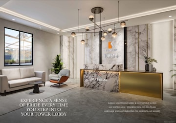 Living Room in 3.5 BHK Apartment at SS Cendana, Sector 83 – for Sale