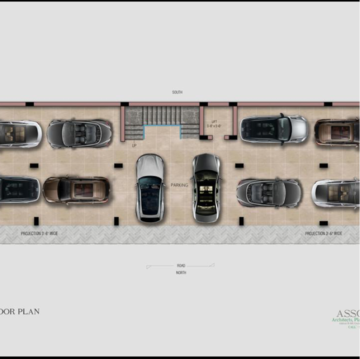 Floor Plan in 3 BHK Builder Floor at Rajpur Khurd Extension – for Sale