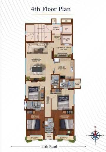 4 BHK Apartment For Sale in Heritage Pride Mumbai, Chembur