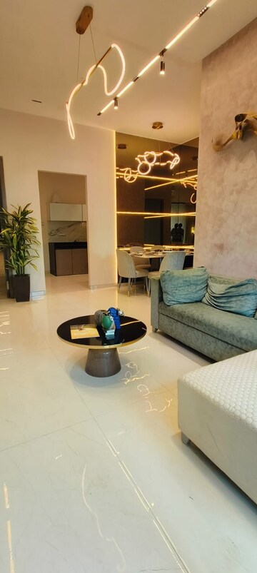 Living Room in 2 BHK Apartment at Damji Shamji Mahavir Vista Point, Pokhran Road No 2 – for Sale