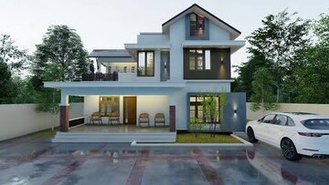 3 BHK Villa – Exterior View View at Railway Colony - for Sale