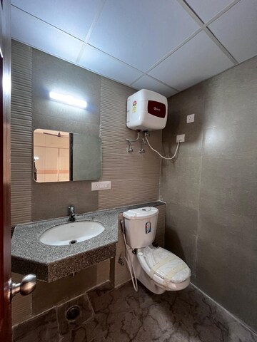 Bathroom in 3 BHK Apartment at Purvanchal Royal City II, Chi V Greater Noida – for Sale