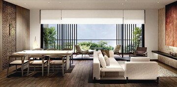 Living Room in 2 BHK Apartment at Krisumi Waterside Residences, Sector 36a – for Sale